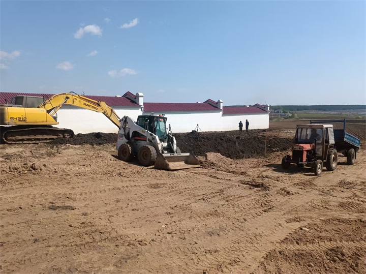 LETOU国际米兰·(中国区)官方网站鹿鸣鹿养殖合作社鹿场二期工程破土动工